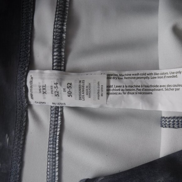 BNWT - Marika Circuit Ankle Legging 25 inch Stormy Sky Granite plus size U.S. 2X - Picture 5 of 13